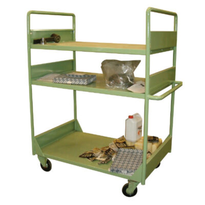 Carro de Armazém com 3 Tabuleiros